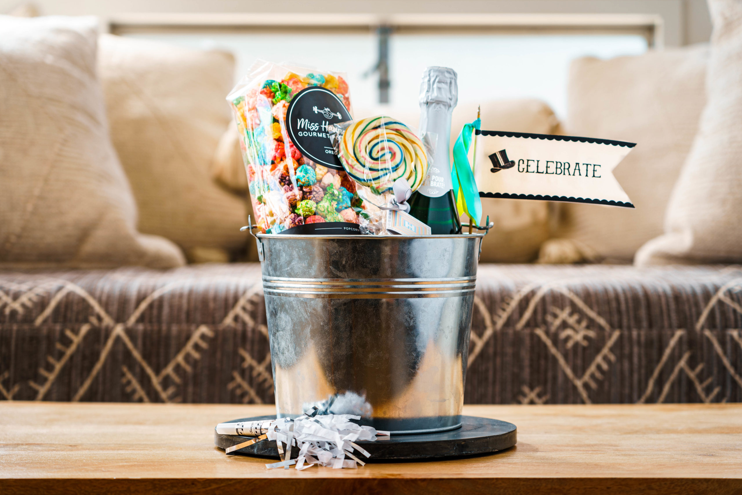 Popcorn and Wine Celebration Package